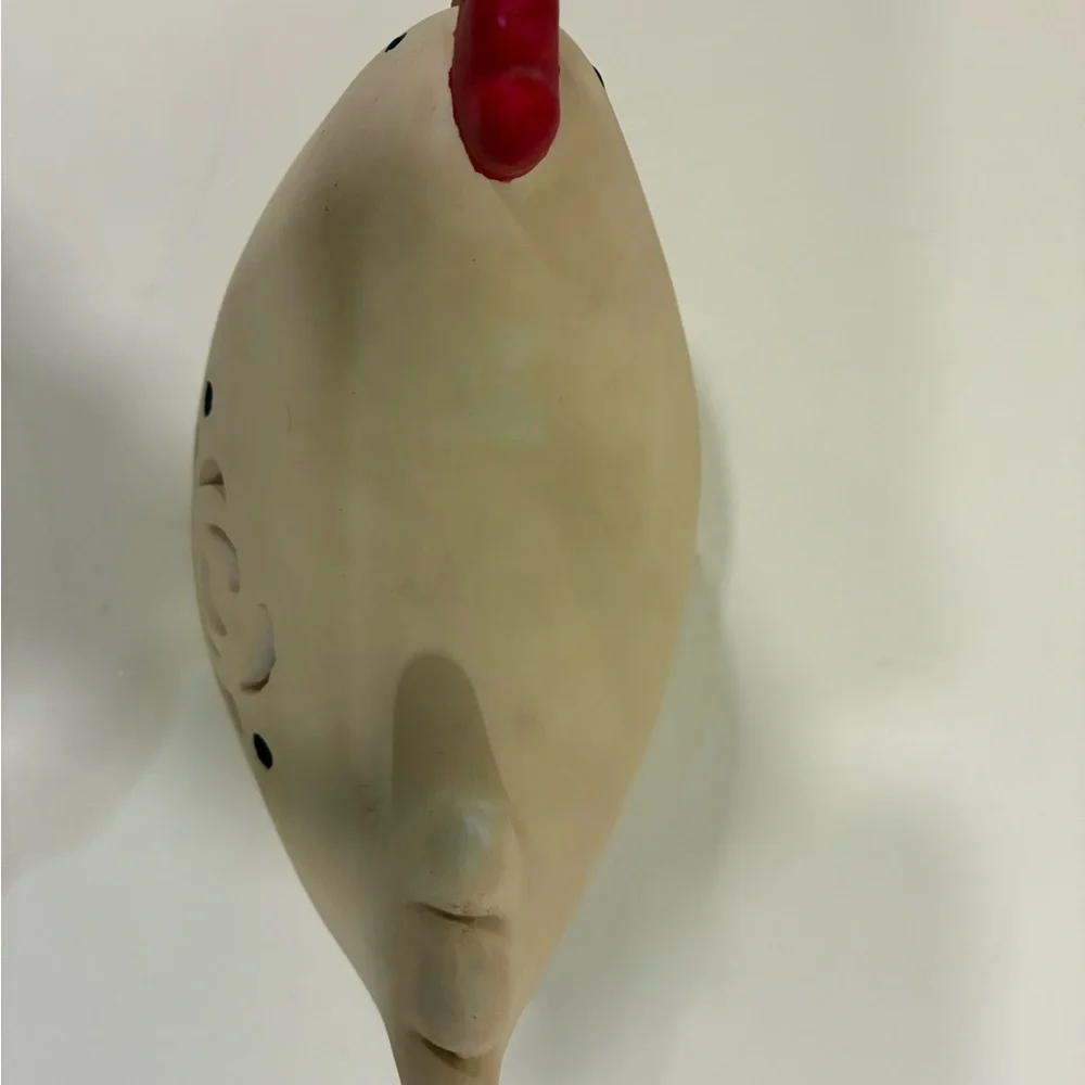 Easter Chicken Light W/Floral Cut Out light inside is YES included Kitsch Decor